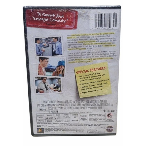 office space - special edition full screen dvd new/sealed - promo - Picture 2 of 2